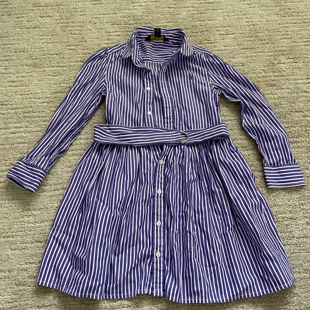 Purple Ralph Lauren Polo dress for girls